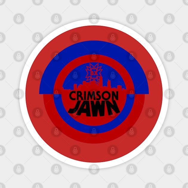 Crimson JAWN Magnet by Broaxium